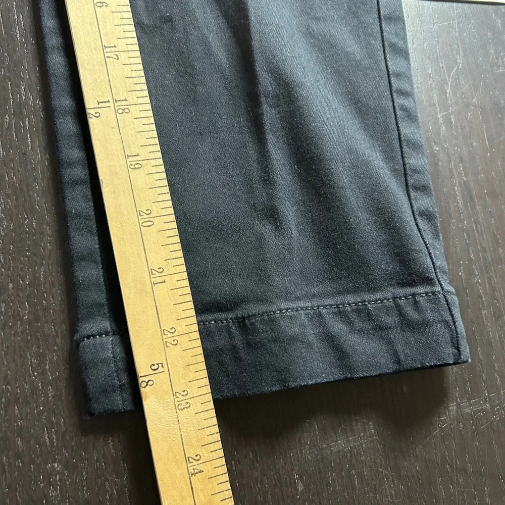 LOFT Outlet Petite Charcoal Straight Crop Cargo Pants Womens 4P Utility‎ Stretch